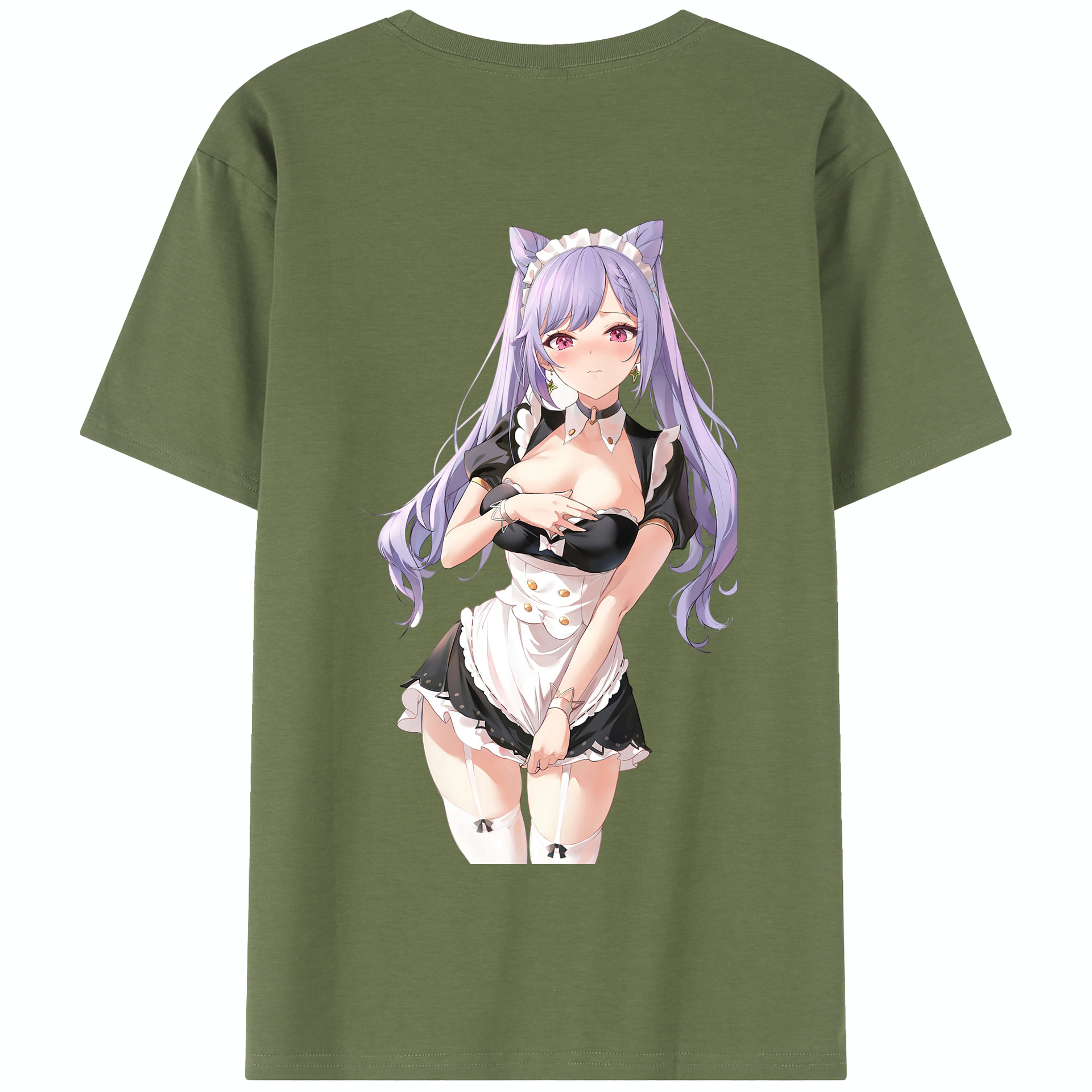 げんし神 刻晴 こくせい genshin Kokusei 綿100％半袖Tシャツ（背面プリント）
